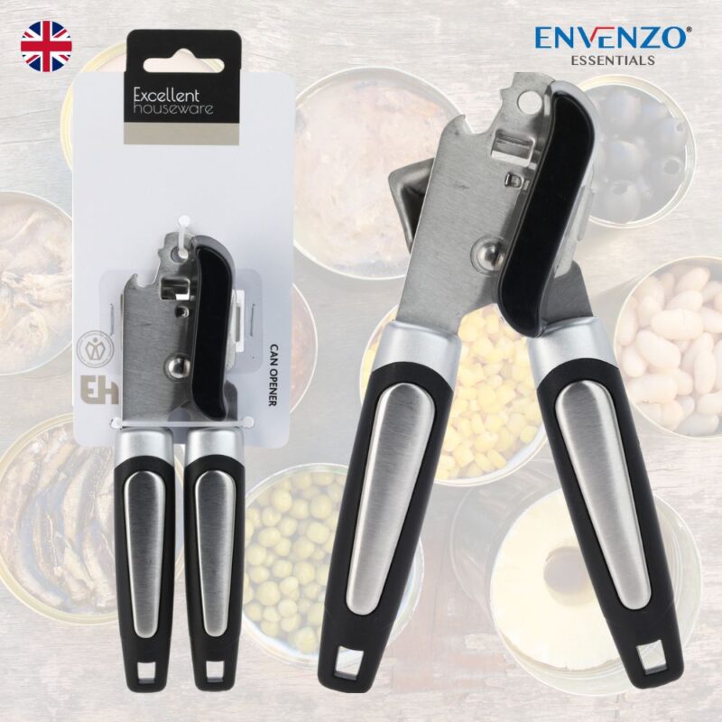 Tin Can Opener Heavy Duty Stainless Steel